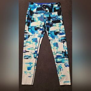 Calvin Klein Womens Performance Collage Print Ankle Leggings SIZE SMALL